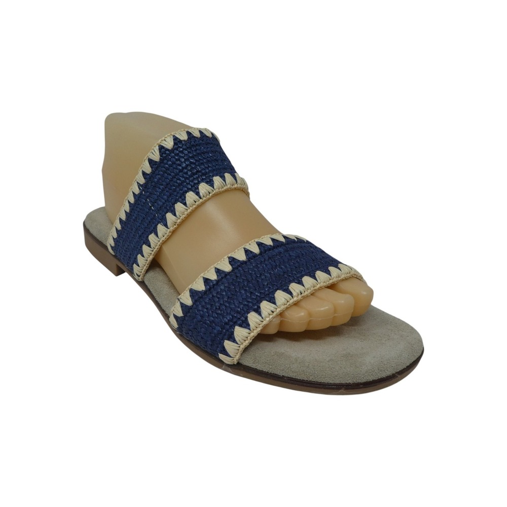 Charleston Shoe Co Majorca Woven Jute Slide Sandals Women 9-9.5 Boho